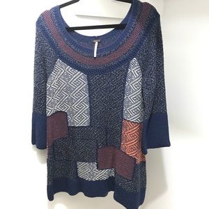 Free People Navy Sweater